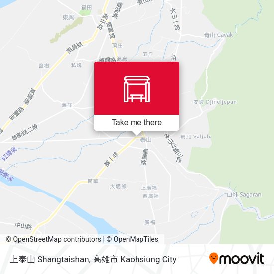 上泰山 Shangtaishan map
