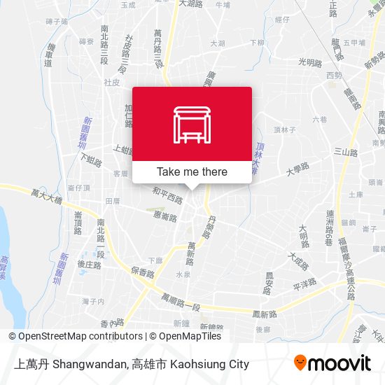 上萬丹 Shangwandan map