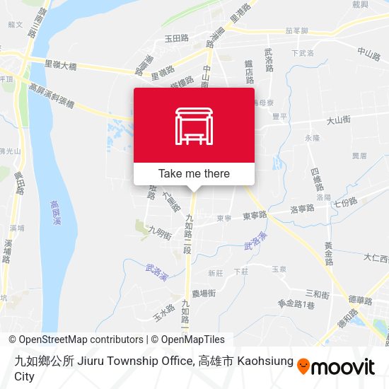 九如鄉公所 Jiuru Township Office地圖