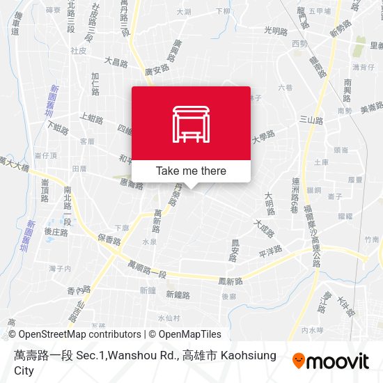 萬壽路一段 Sec.1,Wanshou Rd. map