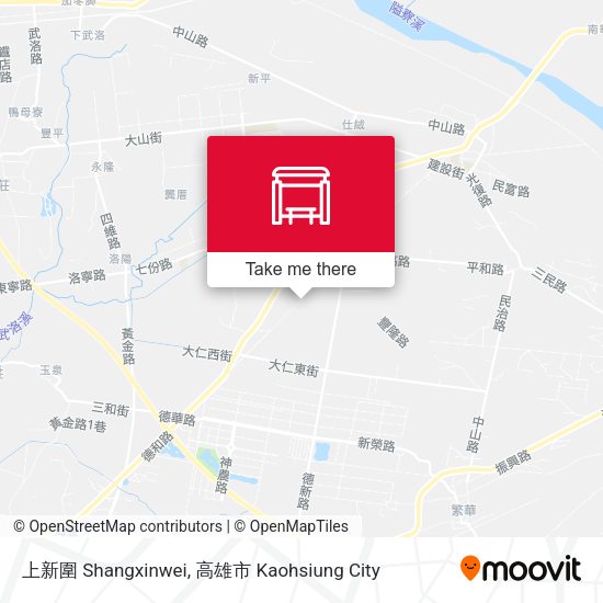 上新圍 Shangxinwei map