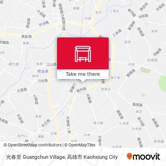 光春里 Guangchun Village map