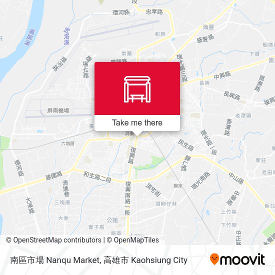 南區市場 Nanqu Market地圖