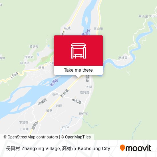 長興村 Zhangxing Village map