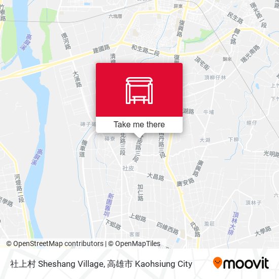 社上村 Sheshang Village地圖