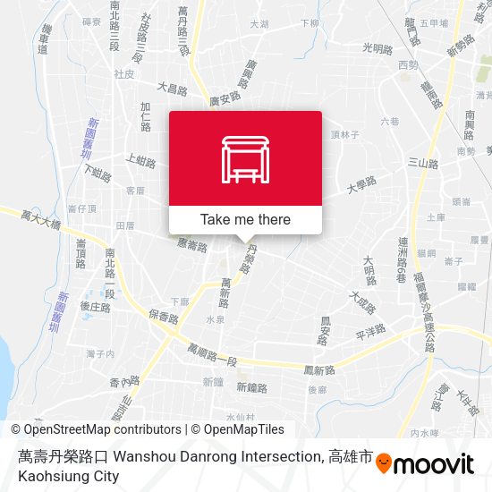 萬壽丹榮路口 Wanshou Danrong Intersection map