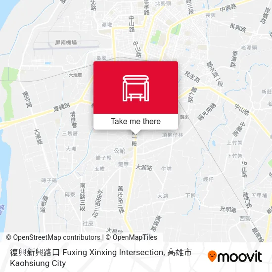 復興新興路口 Fuxing Xinxing Intersection地圖