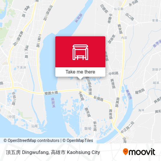 頂五房 Dingwufang map