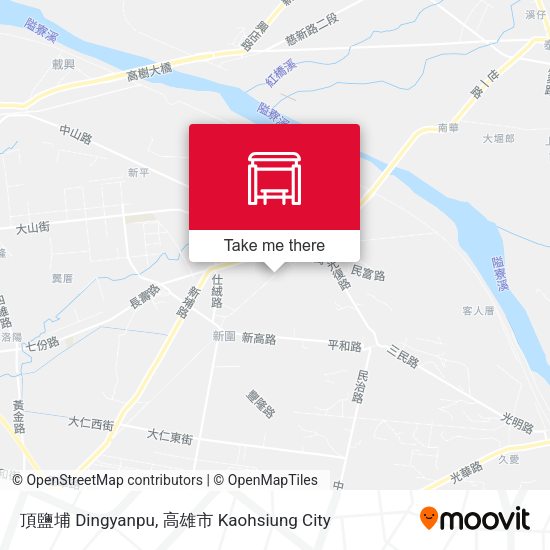 頂鹽埔 Dingyanpu map