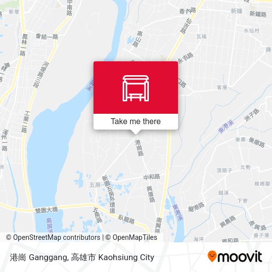 港崗 Ganggang map