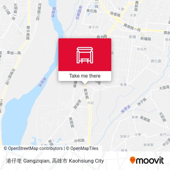 港仔墘 Gangziqian地圖