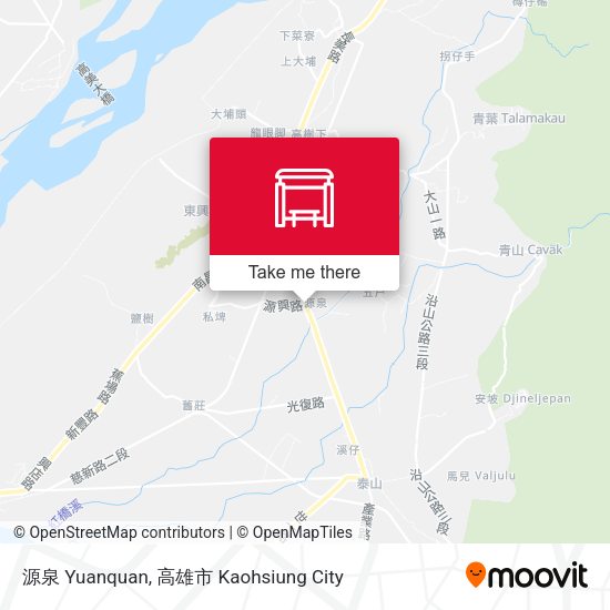 源泉 Yuanquan map