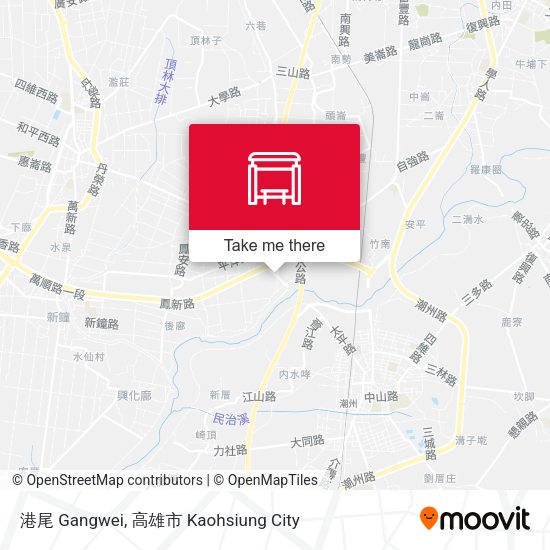 港尾 Gangwei map