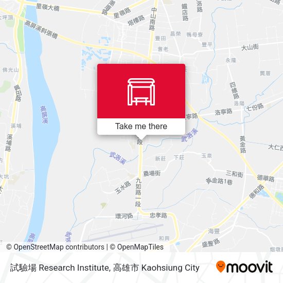試驗場 Research Institute map