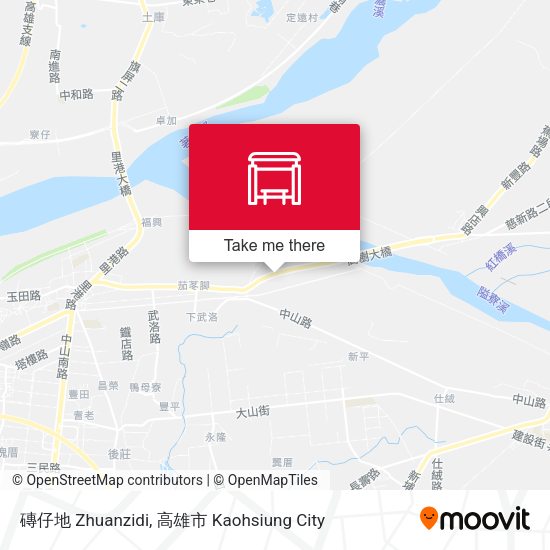 磚仔地 Zhuanzidi map