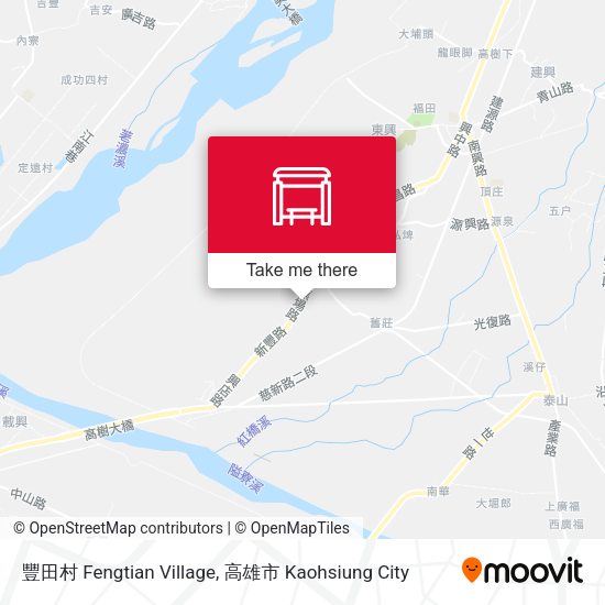 豐田村 Fengtian Village map