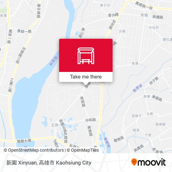 新園 Xinyuan map