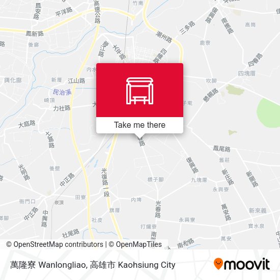 萬隆寮 Wanlongliao map