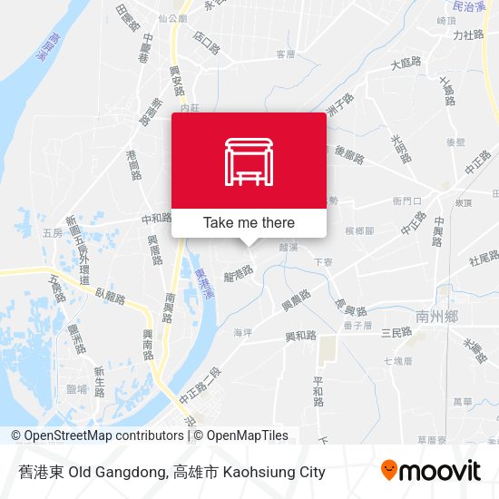 舊港東 Old Gangdong map