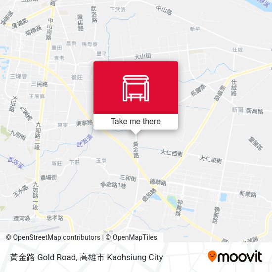 黃金路 Gold Road map