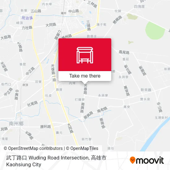 武丁路口 Wuding Road Intersection地圖