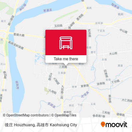 後庄 Houzhuang map