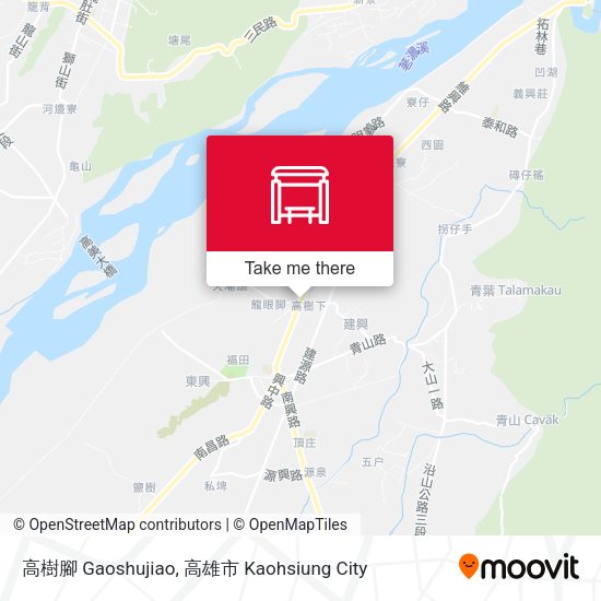高樹腳 Gaoshujiao map