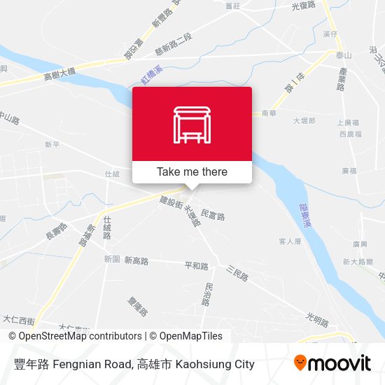 豐年路 Fengnian Road map