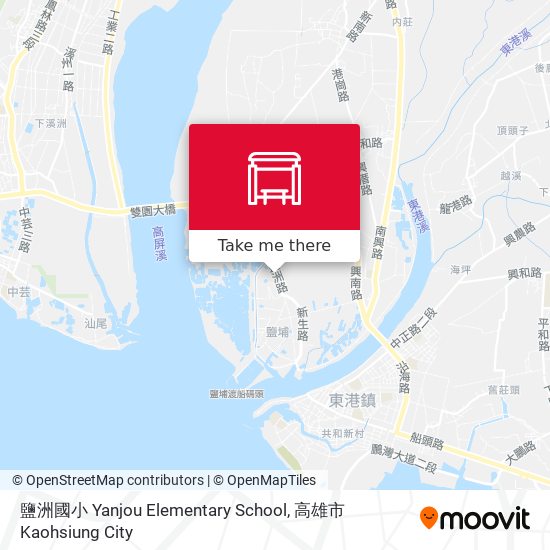 鹽洲國小 Yanjou Elementary School地圖