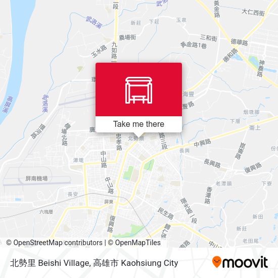 北勢里 Beishi Village map