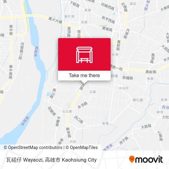 瓦磘仔 Wayaozi map