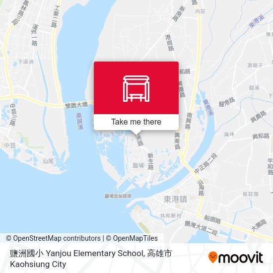 鹽洲國小 Yanjou Elementary School map