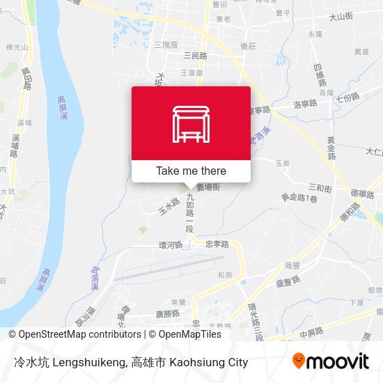 冷水坑 Lengshuikeng地圖