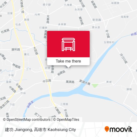 建功 Jiangong map