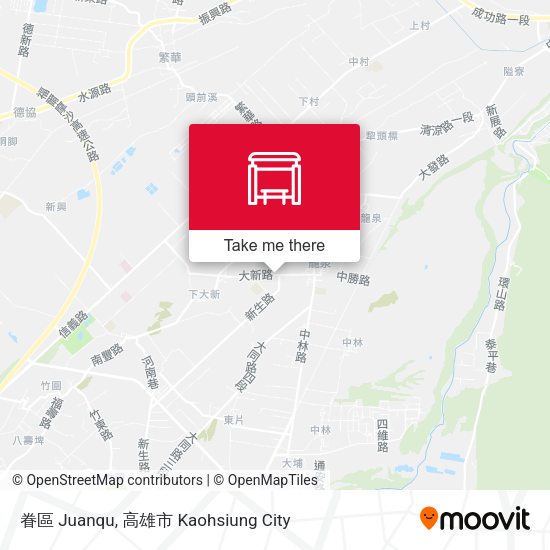 眷區 Juanqu map