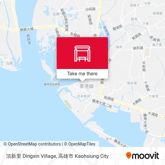 頂新里 Dingxin Village map