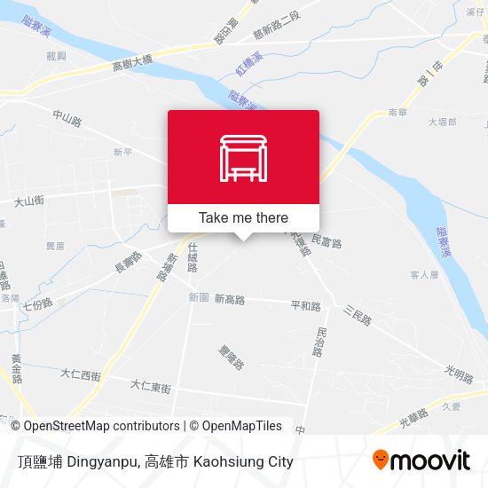頂鹽埔 Dingyanpu map
