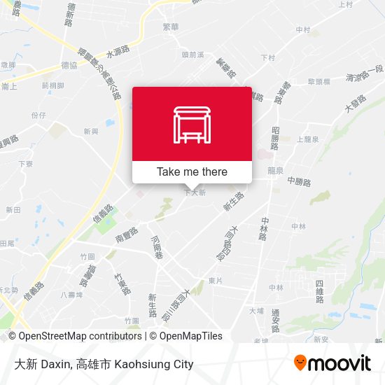 大新 Daxin map
