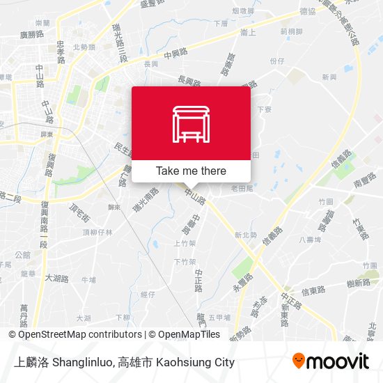 上麟洛 Shanglinluo map