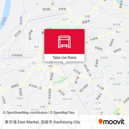 東市場 East Market map