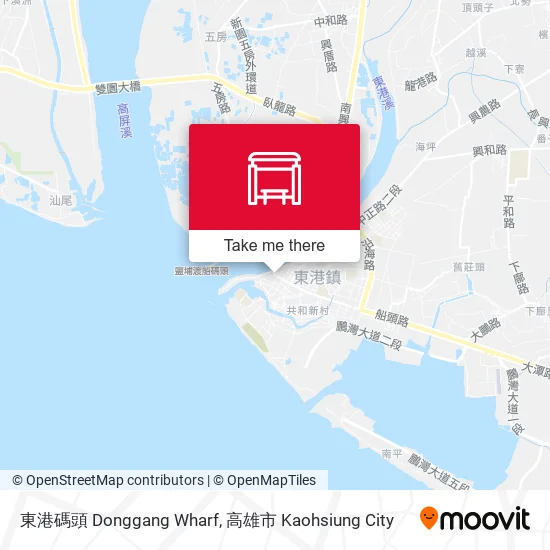 東港碼頭 Donggang Wharf地圖