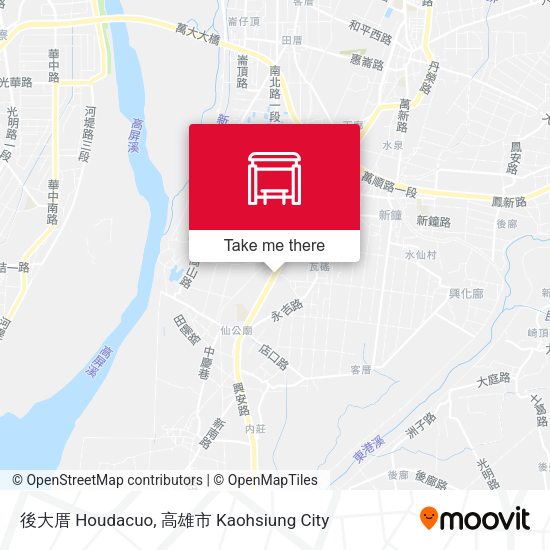 後大厝 Houdacuo map