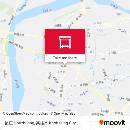 後庄 Houzhuang map