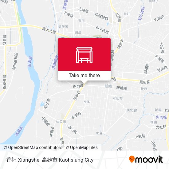 香社 Xiangshe map