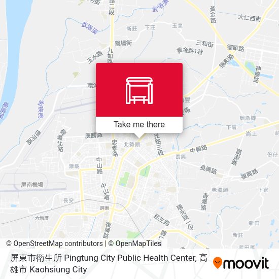 屏東市衛生所 Pingtung City Public Health Center map