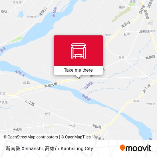 新南勢 Xinnanshi map