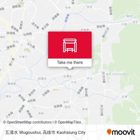 五溝水 Wugoushui map