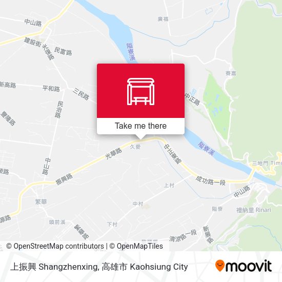 上振興 Shangzhenxing map