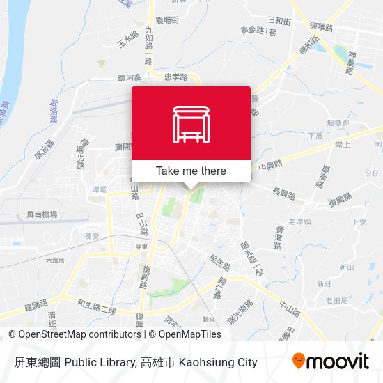 屏東總圖 Public Library map