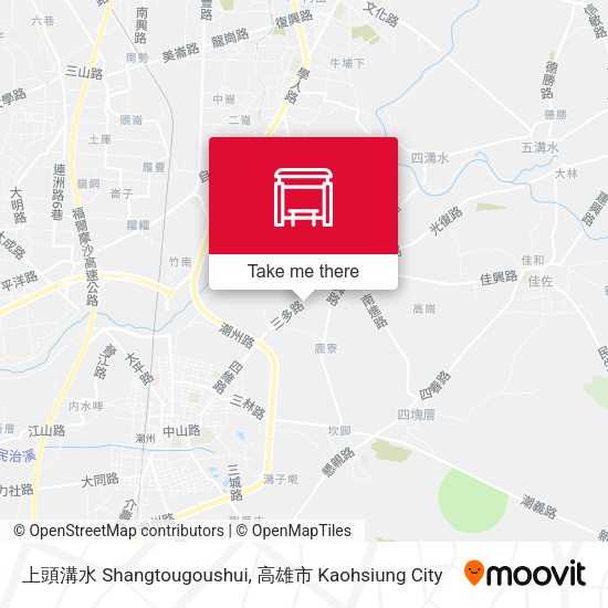 上頭溝水 Shangtougoushui map